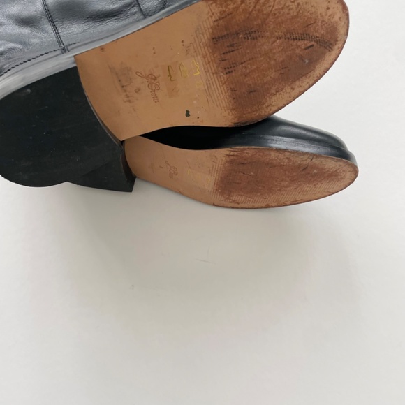 Genuine Leather J Crew tall black boots - Picture 2 of 4